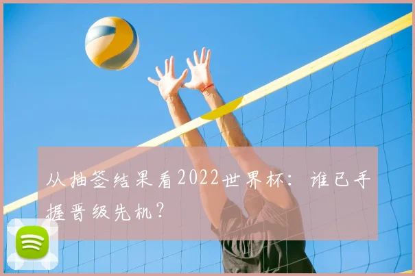 从抽签结果看2022世界杯：谁已手握晋级先机？